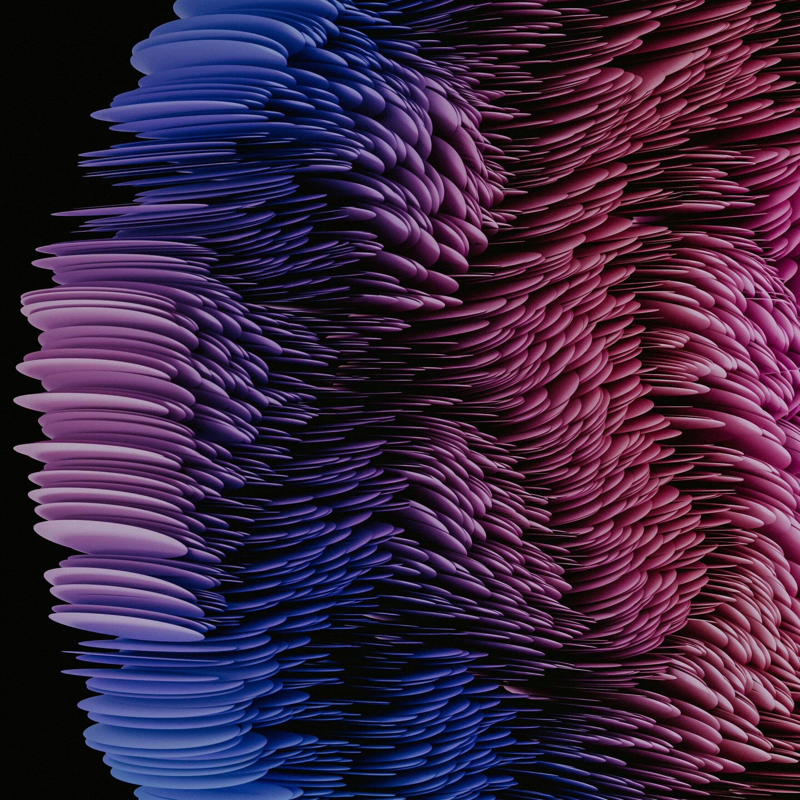 A colored graphic illustration that simulates the structure of the human brain