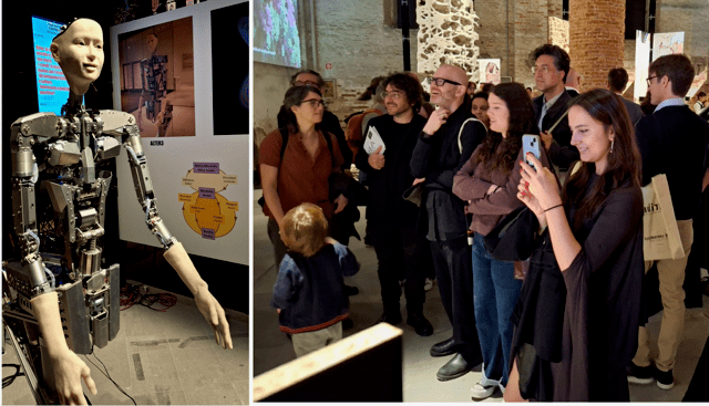 Installation part of the VALAWAI project at the Biennale di Venezia 2025