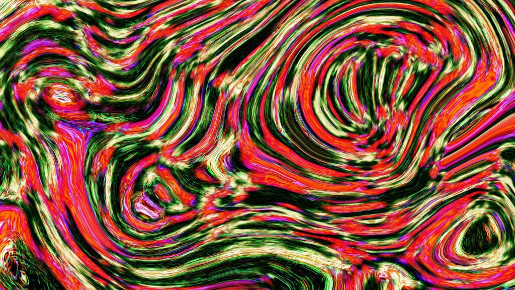 abstract coloured lines